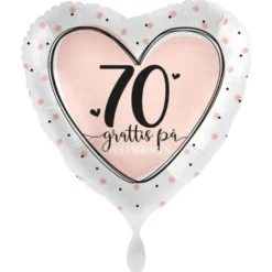 Grattis 70 År Ballong Lovely Birthday