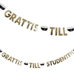 Grattis Till Studenten Girlang 4 Meter