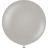 Grå Gigantiska Latexballonger Grey 2-pack