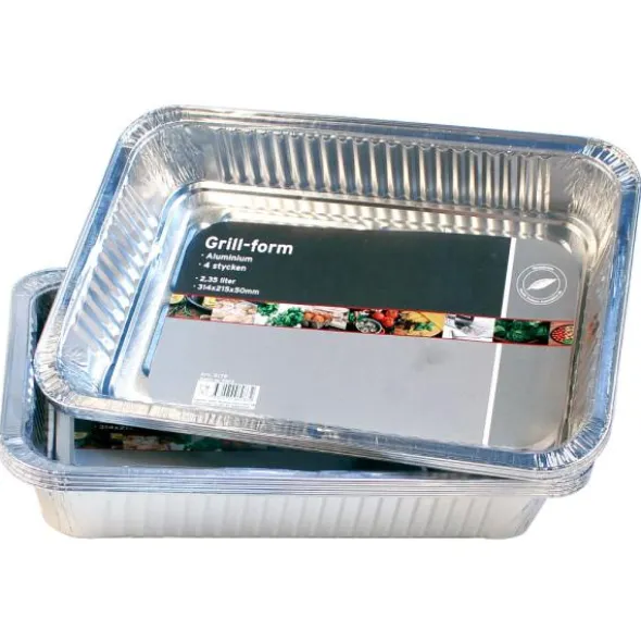 Grillformar Aluminium