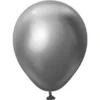 Grå Mini Chrome Ballonger Space Grey (25-pack)