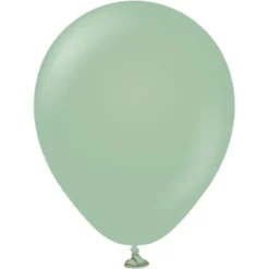 Gröna Mini Ballonger Vintergrön (25-pack)