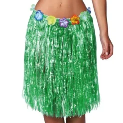 Grön Hawaii Hula Kjol