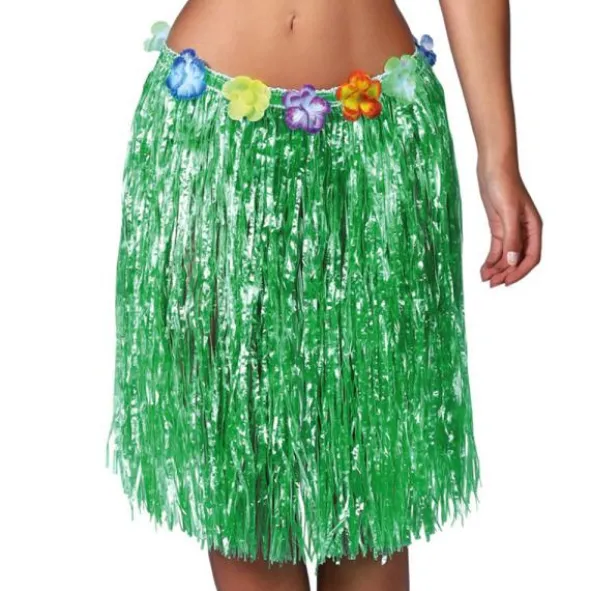 Grön Hawaii Hula Kjol