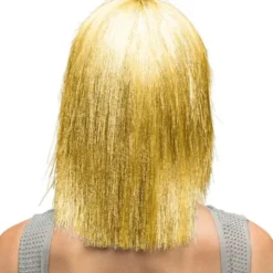 Guld Glitterperuk