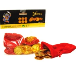 Guldmynt med Påse 36-pack