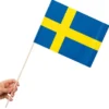 Handflaggor Sverige 50 cm 10-pack