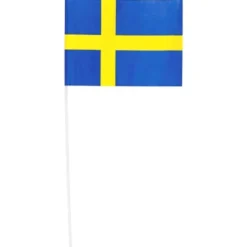 Handflaggor Sverige Papp
