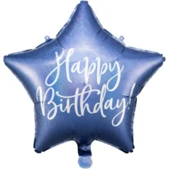 Happy B'day Folieballong Stjärna