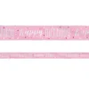 Happy Birthday Banderoll Rosa & Silver