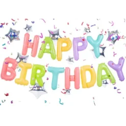 Happy Birthday Bokstavsballonger
