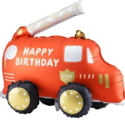 Happy Birthday Folieballong Brandbil