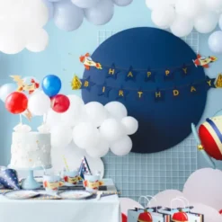 Happy Birthday Girlang Flygplan
