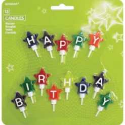 Happy Birthday Stjärnor Tårtljus