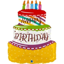 Happy Birthday Tårta Ballong