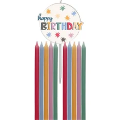 Happy Birthday Tårtljus Stjärnor 11-pack