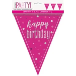 Happy Birthday Vimpelgirlang Cerise 2,74 m