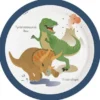Happy Dinosaur Papperstallrikar