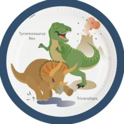Happy Dinosaur Papperstallrikar