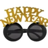 Happy New Year Glasögon Guld