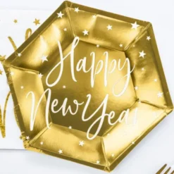Happy New Year Sexkantiga Assietter