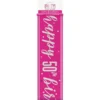 Happy 50th Birthday Banderoll Rosa & Silver
