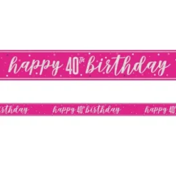 Happy 40th Birthday Girlang Cerise 2,74 m