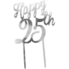 Happy 25th Tårtdekoration