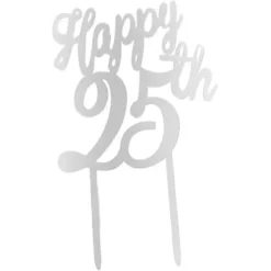 Happy 25th Tårtdekoration