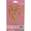 Happy 50th Tårtdekoration