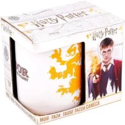 Harry Potter Gryffindor Vit Mugg