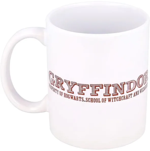 Harry Potter Gryffindor Vit Mugg