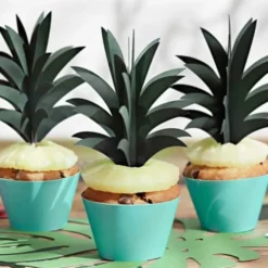 Hawaii Ananas Cupcake Topper Dekoration