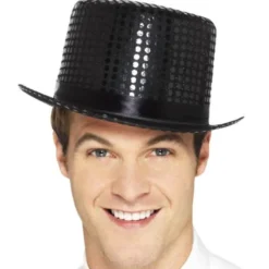 Hög Hatt med Paljetter