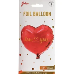 Hjärta Folieballong I Love You 46 cm