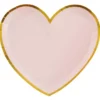 Hjärtformade Tallrikar BB Rosa