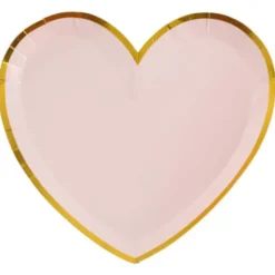 Hjärtformade Tallrikar BB Rosa