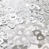 Hjärtformad Konfetti Silver