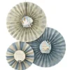 Hängande Dekorationer Solfjäder Baby Boy 3-pack