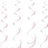 Hängande Dekorationer Swirls Rosa