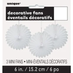 Hängande Dekorationsrosetter Vit