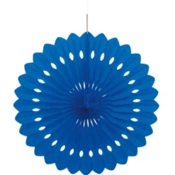Hängande Honeycomb Solfjäder Blå