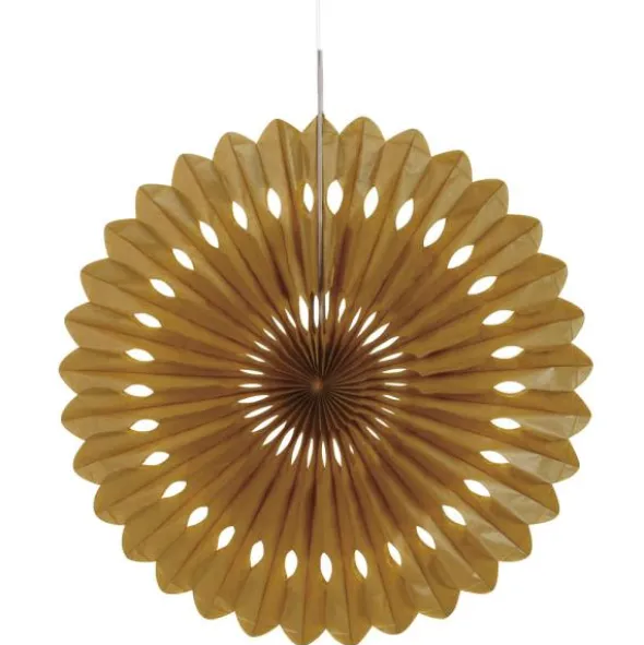 Hängande Honeycomb Solfjäder Guld