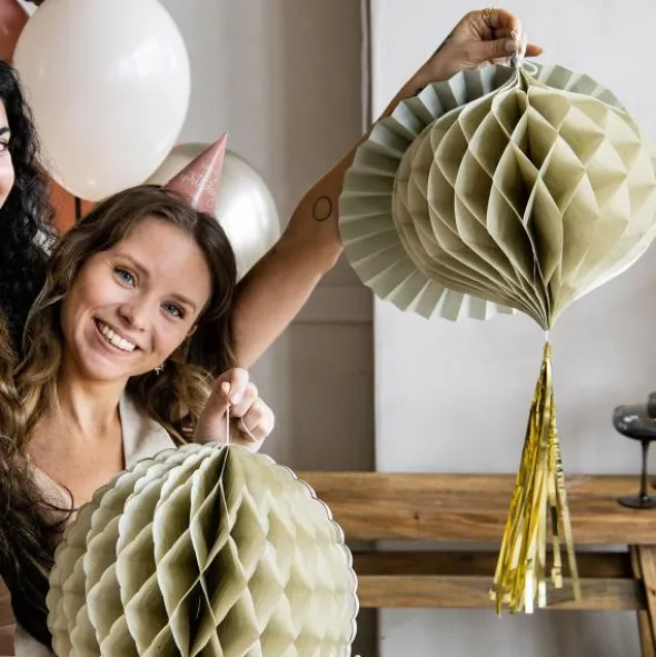 Hängande Honeycombs Varmgrå 3-pack