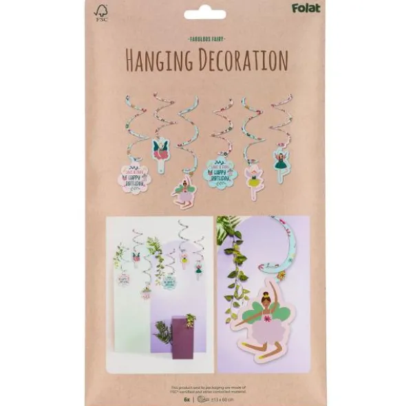 Hängande Swirls Fabulous Fairy 6-pack