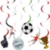 Hängande Swirls Fotbollskalas 6-pack