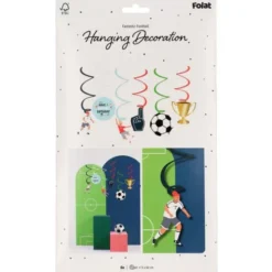 Hängande Swirls Fotbollskalas 6-pack
