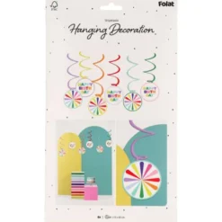 Hängande Swirls Stripetastic 6-pack