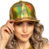 Holografisk Keps Guld