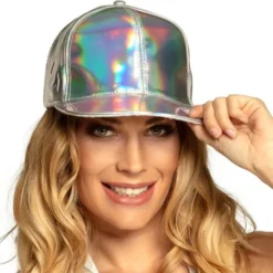 Holografisk Keps Silver
